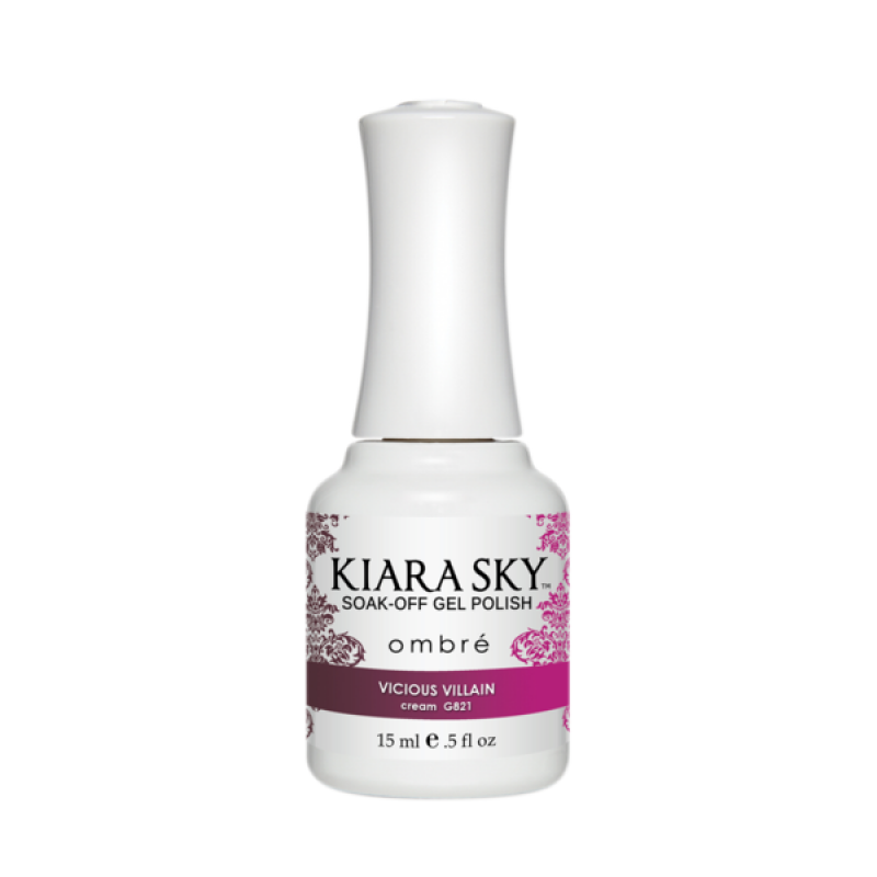 KIARA SKY – GEL POLISH (OMBRE) - G821 VICIOUS VILLAIN